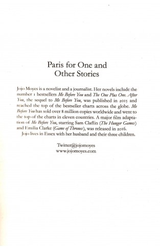 Paris For One And Other Stories - (PB)